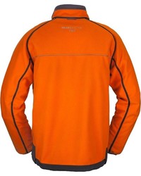 orange Fleece-Pullover mit einem Reißverschluß von Merkel Gear