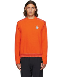 orange Fleece-Sweatshirt von MONCLER GRENOBLE