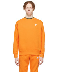 orange Fleece-Sweatshirt von Nike