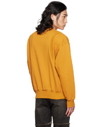 orange Fleece-Sweatshirt von DRAE