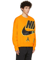 orange Fleece-Sweatshirt von Nike