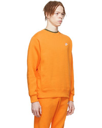 orange Fleece-Sweatshirt von Nike