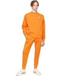 orange Fleece-Sweatshirt von Nike