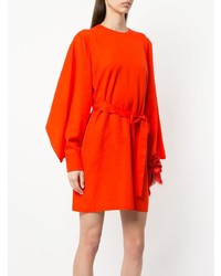 orange gerade geschnittenes Kleid von Litkovskaya