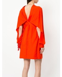 orange gerade geschnittenes Kleid von Litkovskaya