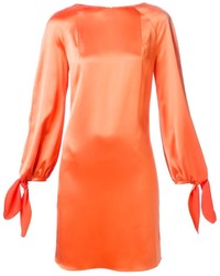 orange gerade geschnittenes Kleid von Carven