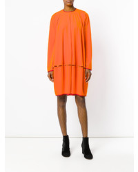 orange gerade geschnittenes Kleid von Talbot Runhof