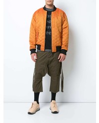 orange gesteppte Bomberjacke von Mostly Heard Rarely Seen