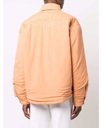 orange gesteppte Shirtjacke von Jacquemus