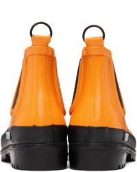 orange Gummi Chelsea Boots von Stutterheim