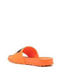 orange Gummi Sandalen von VERSACE JEANS COUTURE