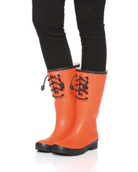 orange Gummistiefel von Sperry