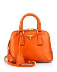 orange Handtasche