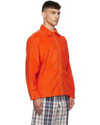 orange Harrington-Jacke aus Cord von Gentle Fullness
