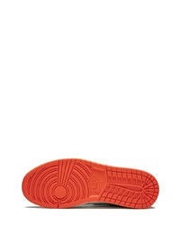 orange hohe Sneakers aus Leder von Jordan