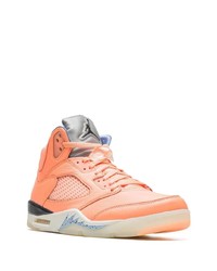 orange hohe Sneakers aus Leder von Jordan