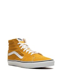 orange hohe Sneakers aus Wildleder von Vans