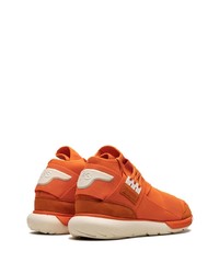 orange hohe Sneakers aus Wildleder von adidas