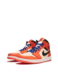 orange hohe Sneakers von Jordan