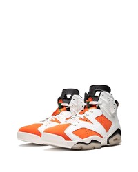 orange hohe Sneakers von Jordan