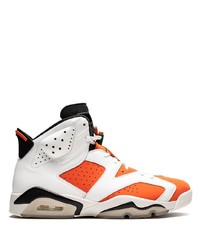 orange hohe Sneakers von Jordan