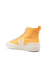 orange hohe Sneakers von Veja