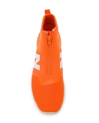 orange hohe Sneakers von New Balance