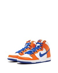 orange hohe Sneakers von Nike