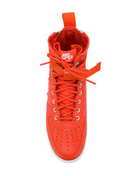 orange hohe Sneakers von Nike