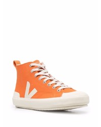 orange hohe Sneakers von Veja