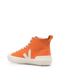 orange hohe Sneakers von Veja