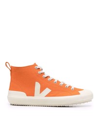 orange hohe Sneakers von Veja