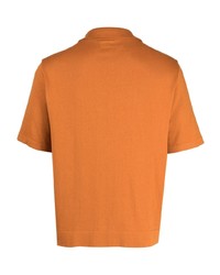 orange horizontal gestreiftes Polohemd von SASQUATCHfabrix.