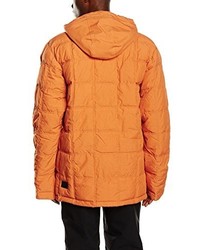 orange Jacke von Quiksilver