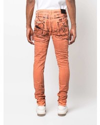 orange Jeans von purple brand