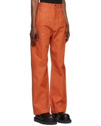 orange Jeans von Rick Owens
