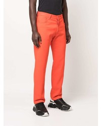 orange Jeans von Moschino