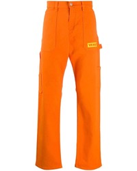 orange Jeans von Versace