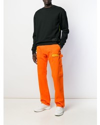 orange Jeans von Versace