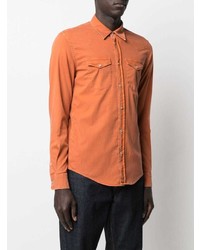 orange Jeanshemd von Dondup