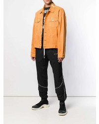 orange Jeansjacke von Martine Rose