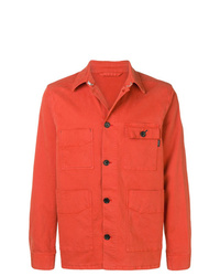 orange Shirtjacke aus Jeans von PS Paul Smith
