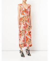 orange Jumpsuit mit Blumenmuster von Alice McCall