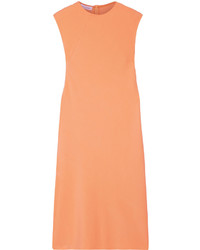 orange Kleid mit Ausschnitten