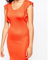 orange Kleid von Blend She