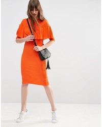 orange Kleid von Asos