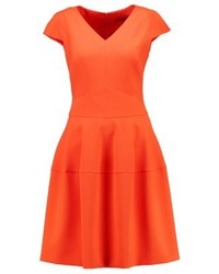 orange Kleid von Hugo Boss
