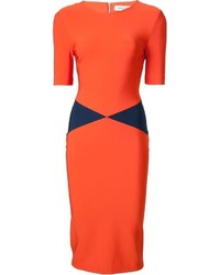 orange Kleid von Thierry Mugler