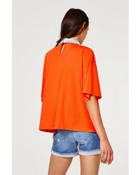 orange Kurzarmbluse von edc by Esprit