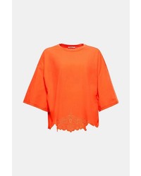 orange Kurzarmbluse von edc by Esprit